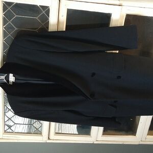 100% Wool Formal Jacket w/ Velvet Lapel & Buttons